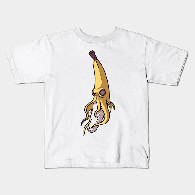 banana Kids T-Shirt by cmxcrunch